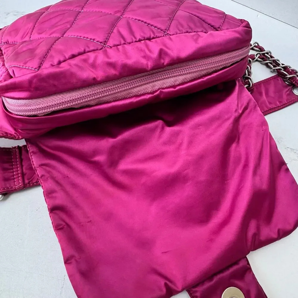 CHANEL Nylon Ski Sport Belt Bag (REWORKED)